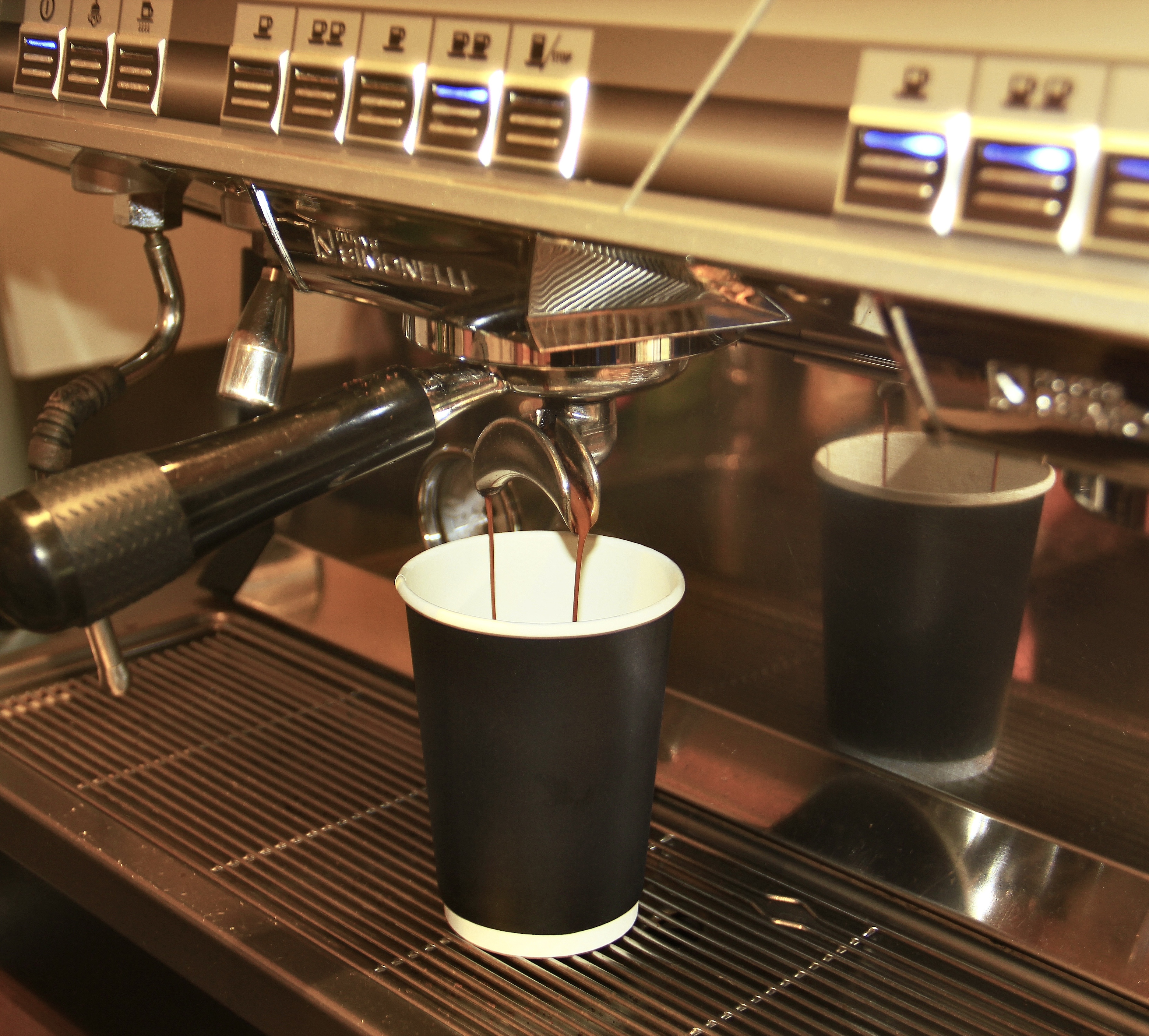 Coffee being made